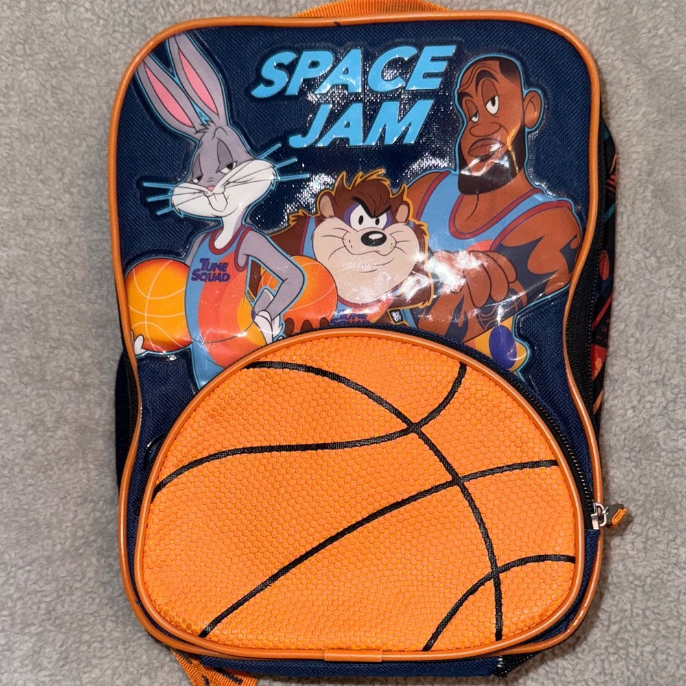 Space Jam Insulated Lunch Bag - Blue and Orange